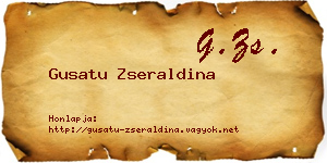 Gusatu Zseraldina névjegykártya